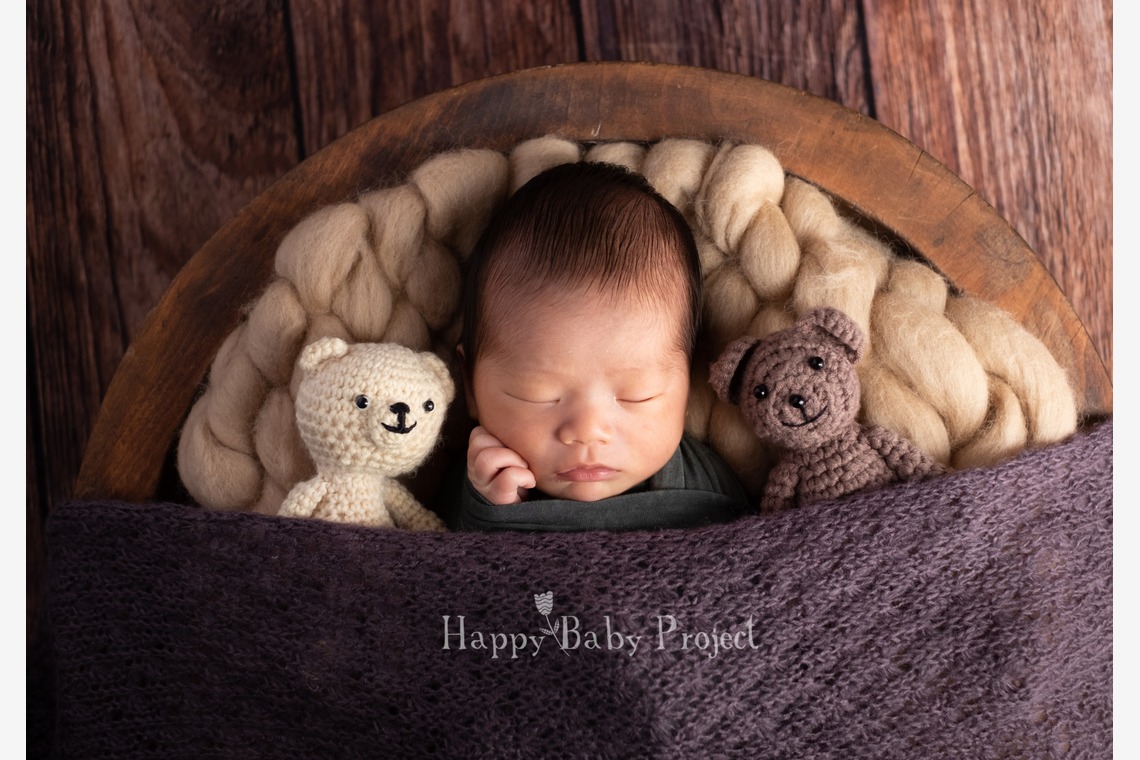 Happy Baby Projectが出張撮影した家族写真(キッズ,ベビーフォト)などが写った「Newbornphoto」の家族写真
