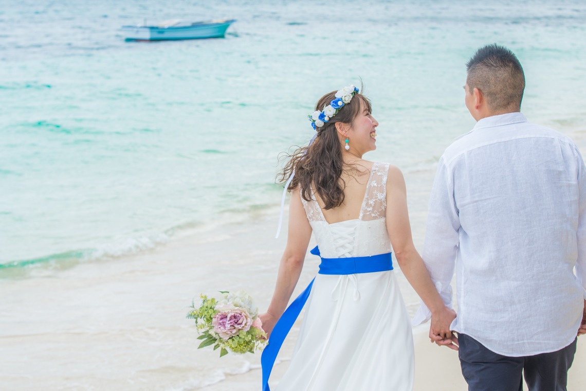 スマイルケアンズが撮影した「ケアンズのグリーン島で憧れのビーチウエディング」の写真
