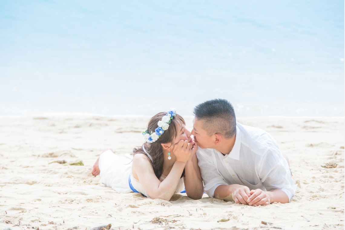 スマイルケアンズが撮影した「ケアンズのグリーン島で憧れのビーチウエディング」の写真