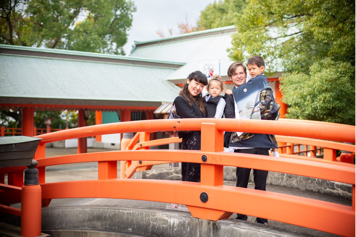 竹部 祐樹が出張撮影した家族写真(キッズ,ベビーフォト)などが写った「七五三＠佐世保[宮地嶽神社]」の家族写真