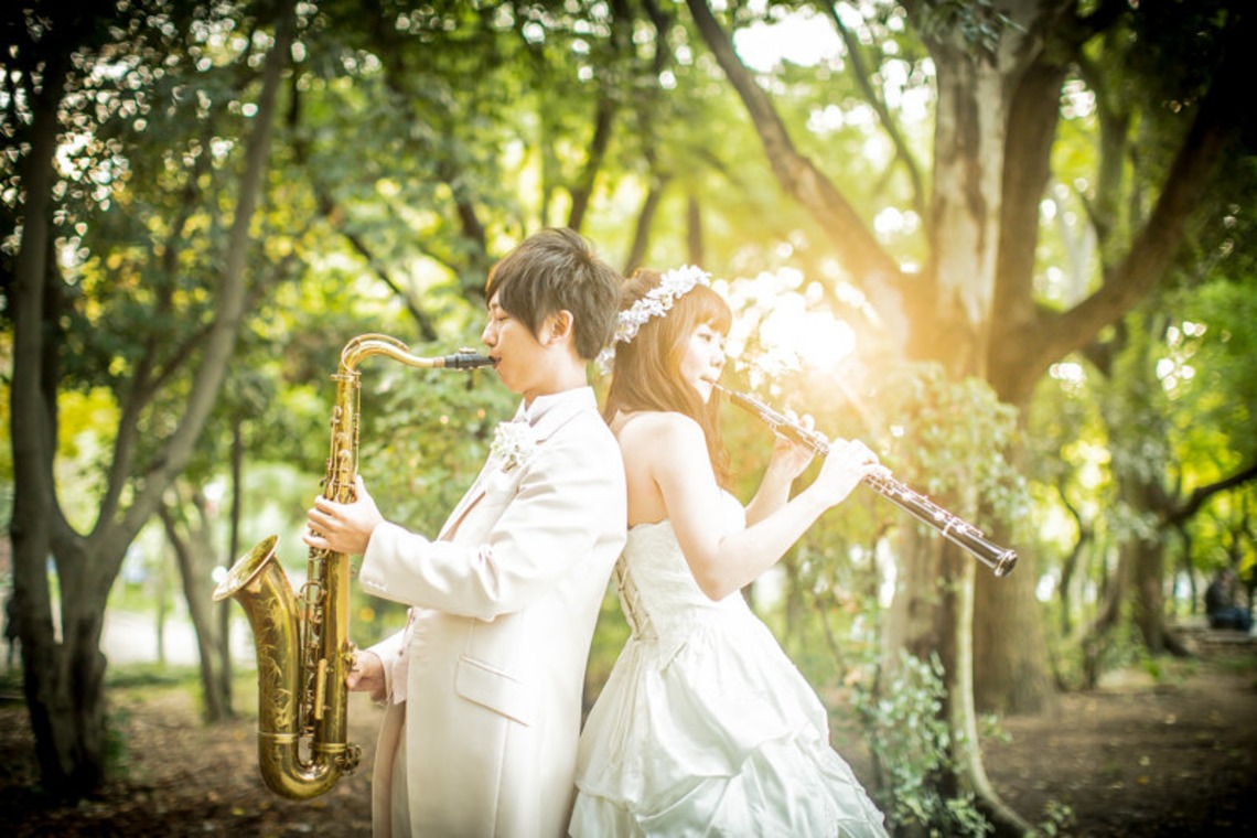 阿部写真館　大阪本町 靭公園前が撮影した「緑のロケーション」の写真