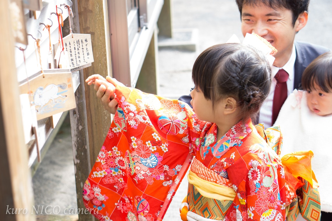 出張撮影サービス　kuro NICO cameraが撮影した「3歳女の子＊七五三＠静岡」の写真