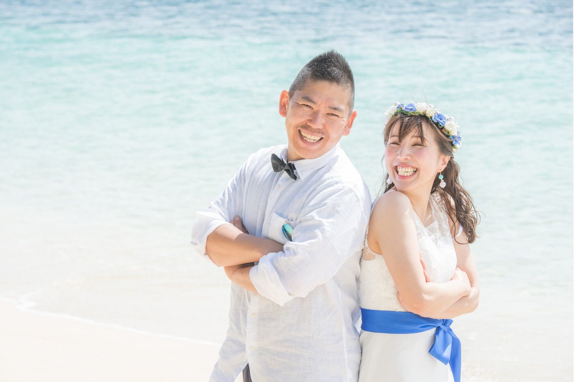 スマイルケアンズが撮影した「ケアンズのグリーン島で憧れのビーチウエディング」の写真