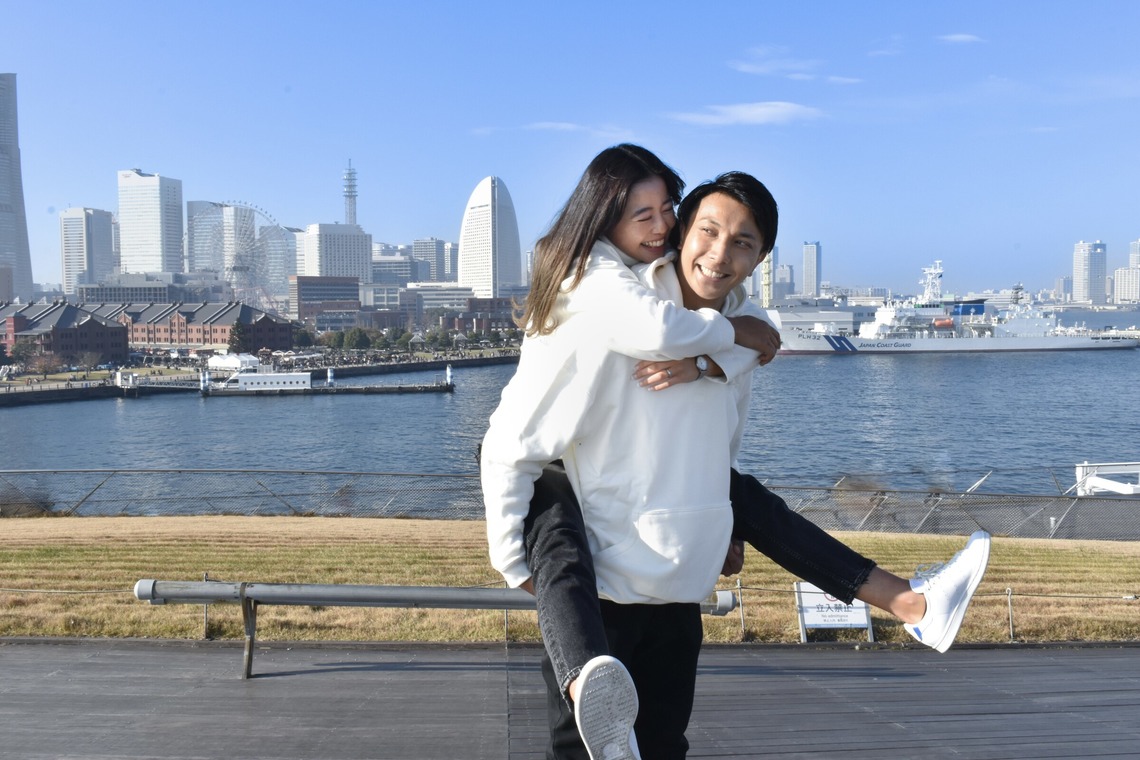 Photo of Mr. and Mrs. M Engagement Photo in Yokohama taken by KazuhiroGOYA