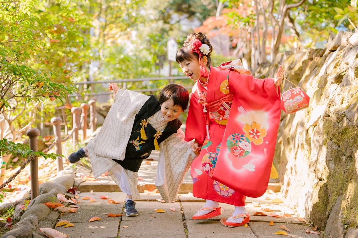 松嵜直斗が出張撮影した家族写真(キッズ,ベビーフォト)などが写った「七五三フォト」の家族写真