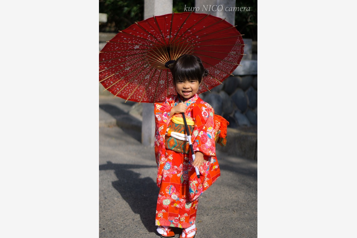 出張撮影サービス　kuro NICO cameraが撮影した「3歳女の子＊七五三＠静岡」の写真