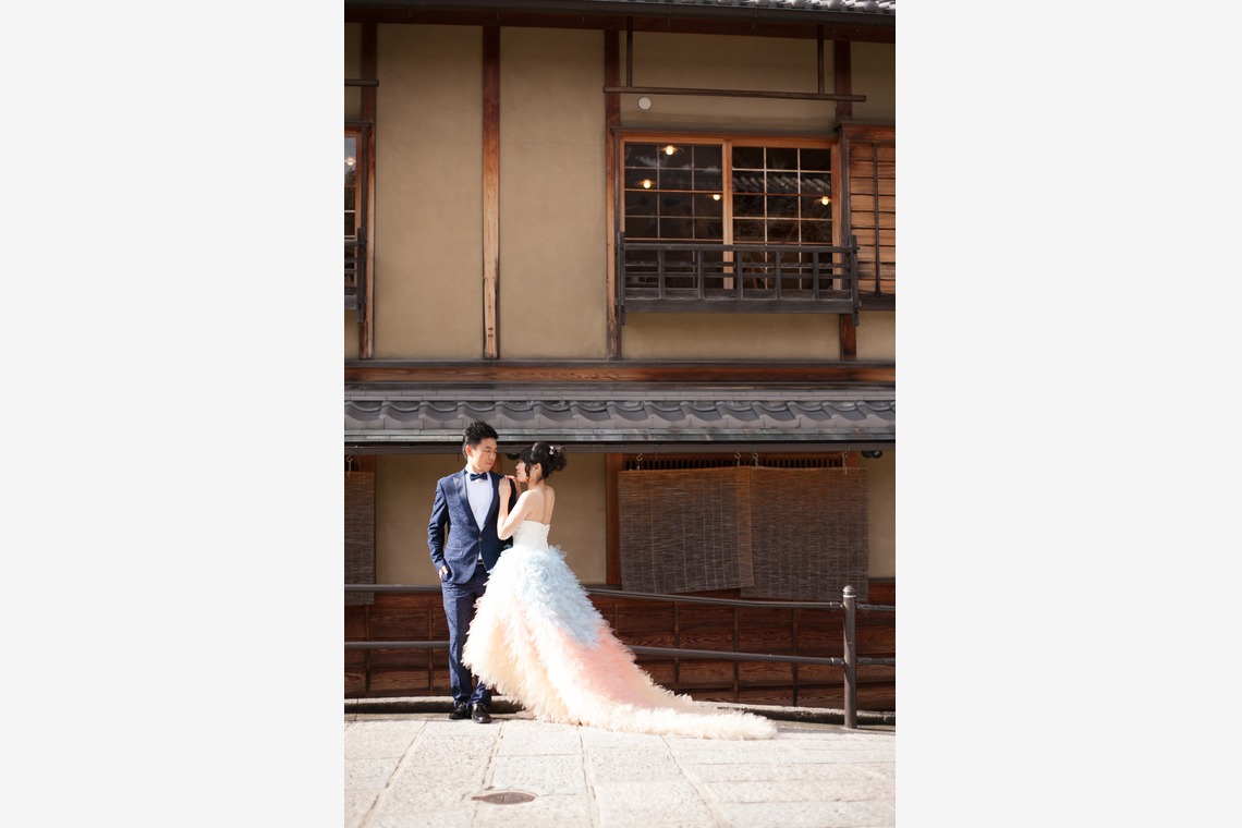 伊坂謙が撮影した「京都前撮り」の写真