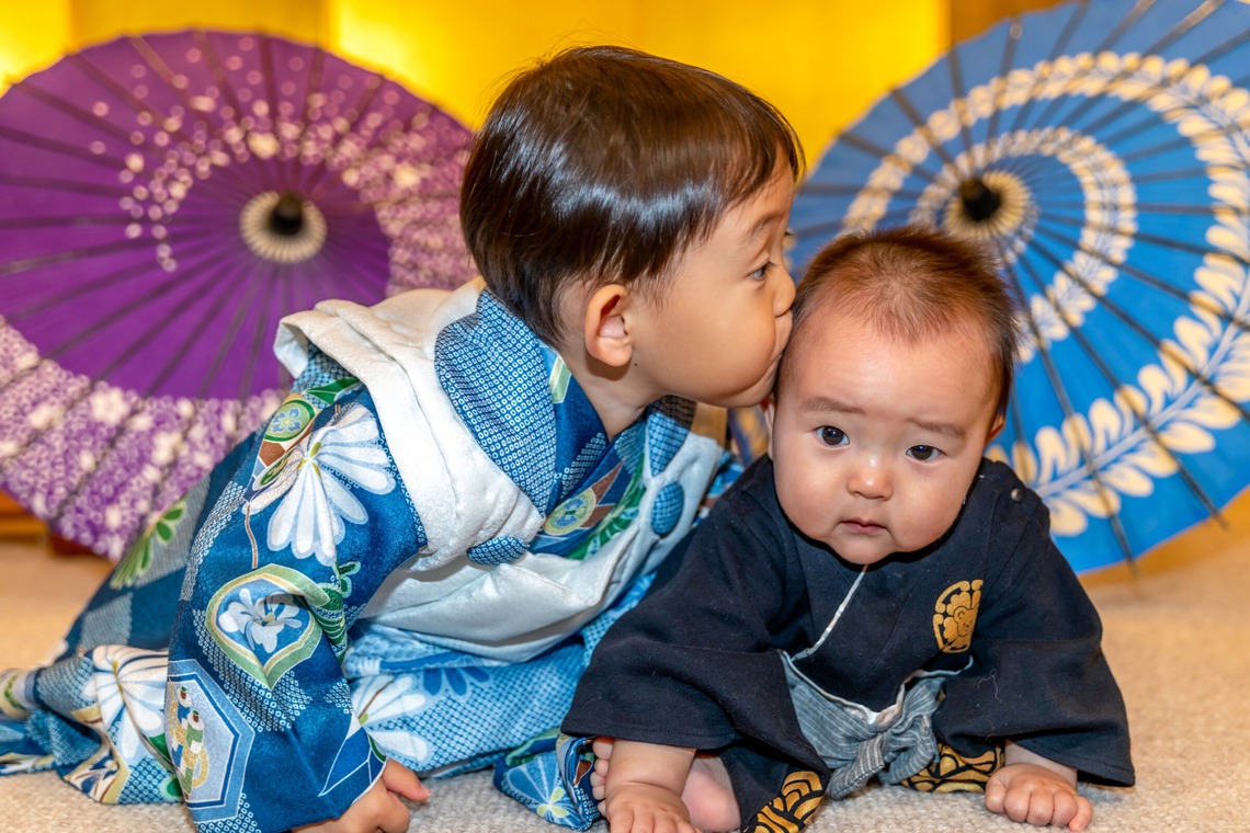 Good Day PHOTOが出張撮影した家族写真(キッズ,ベビーフォト)などが写った「ファミリーフォト」の家族写真