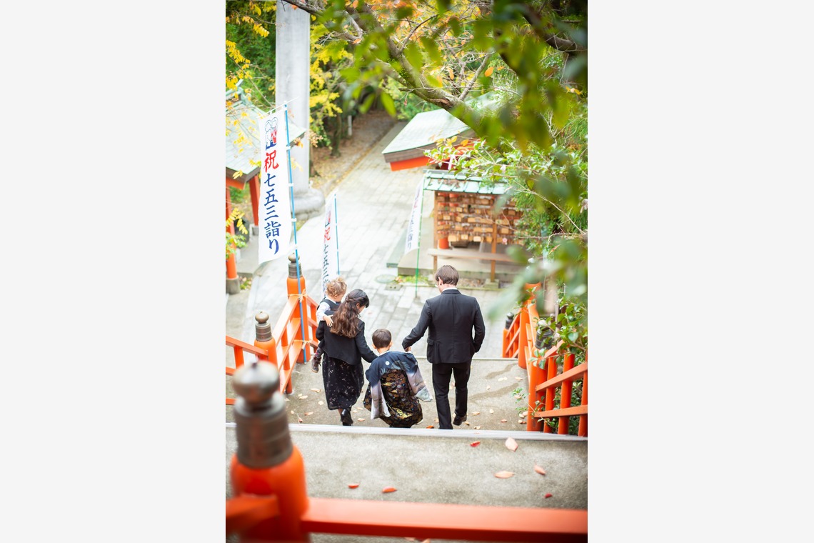 竹部 祐樹が出張撮影した家族写真(キッズ,ベビーフォト)などが写った「七五三＠佐世保[宮地嶽神社]」の家族写真