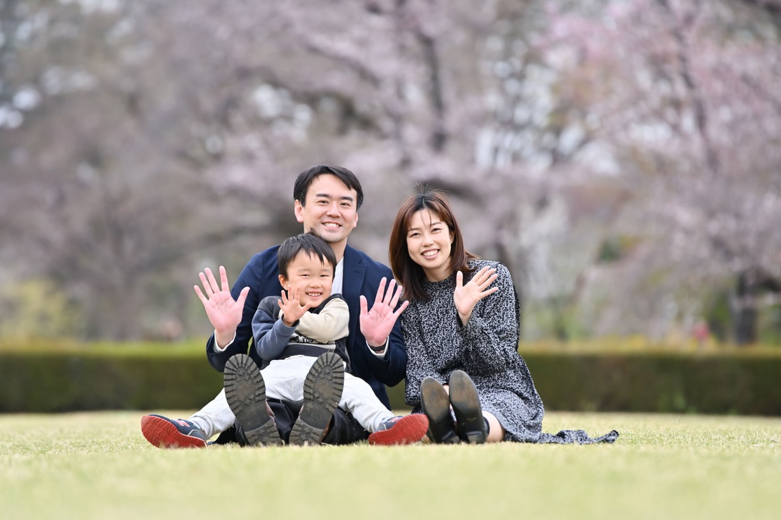 寫樂斎が撮影した「七五三（神代植物公園）」の写真