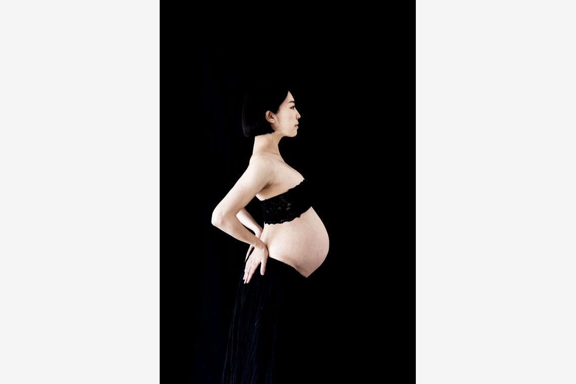 サキヤマ リエが撮影した「マタニティフォト（本厚木/カメラマン自宅撮影/衣装・背景あります)」の写真
