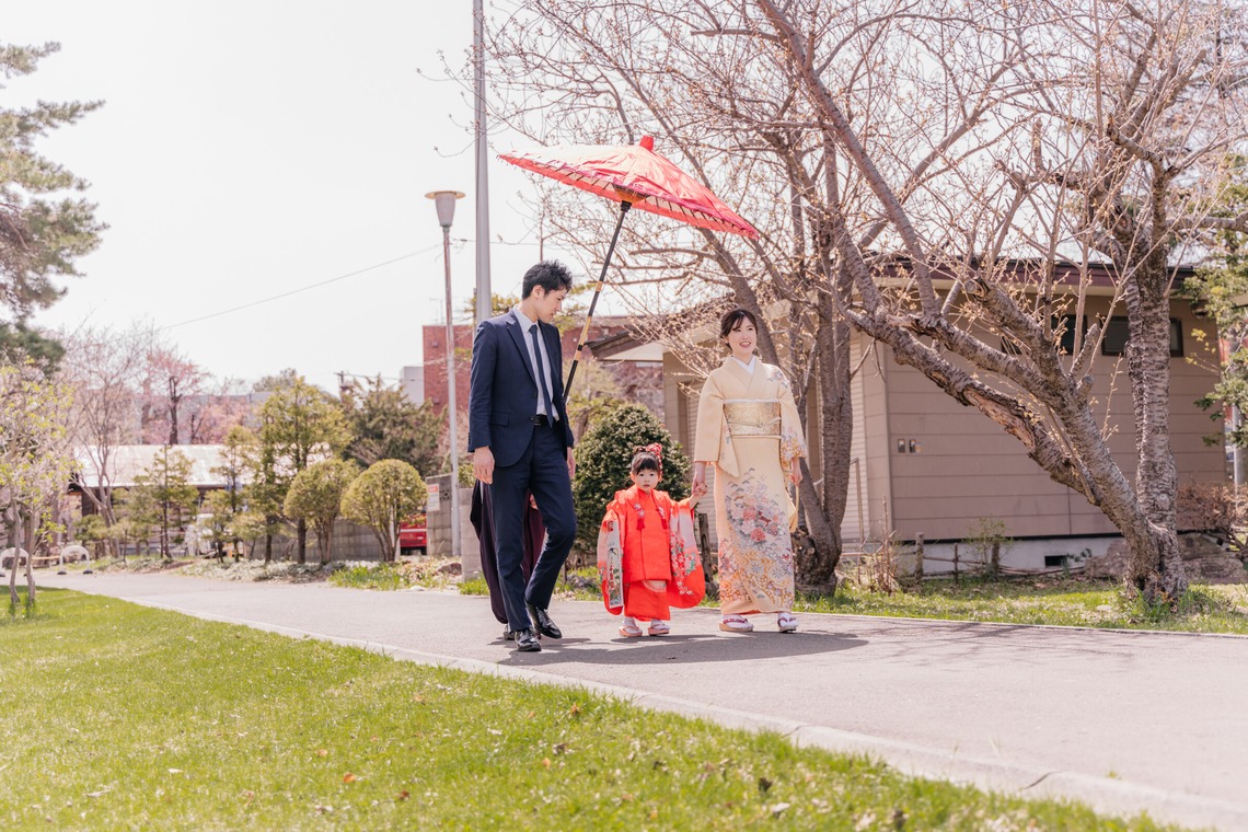 IrodoriPhotoが撮影した「七五三（ご自宅〜札幌護国神社）」の写真