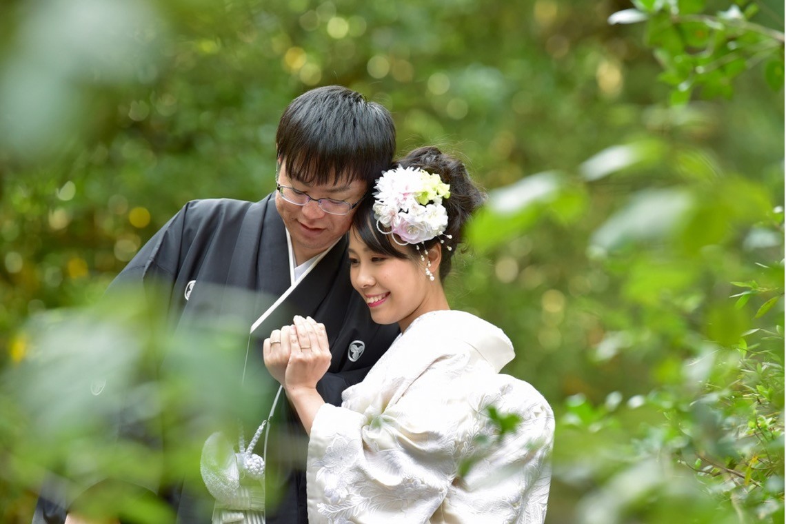 Photo of Pre Weddingphotoshoot at kyoto with kimono in autumn taken by Kiki photo works