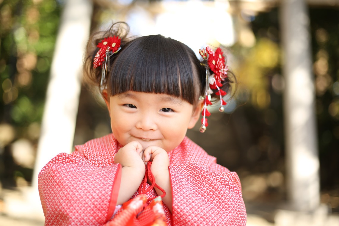 出張撮影HUG TIMEが出張撮影した家族写真(キッズ,ベビーフォト)などが写った「七五三記念撮影＠世田谷八幡宮・東京」の家族写真