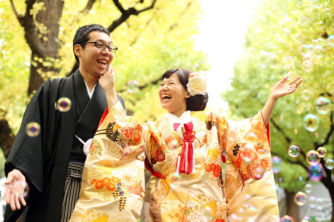 ほんとうにかわいい結婚写真ecoo（エクー）が撮影した写真のアルバム「ロケーション/和装」