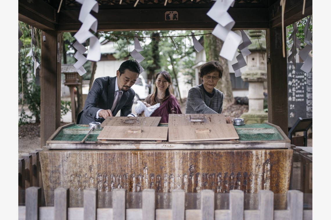 植村由理が撮影した前撮り/後撮り出張撮影のアルバム「お宮参り at 代々木八幡宮」