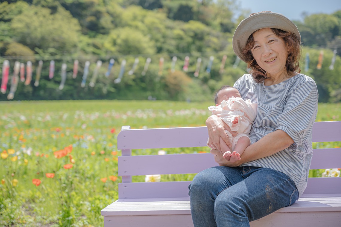 高木勇斗が出張撮影した家族写真(キッズ,ベビーフォト)などが写った「親子」の家族写真