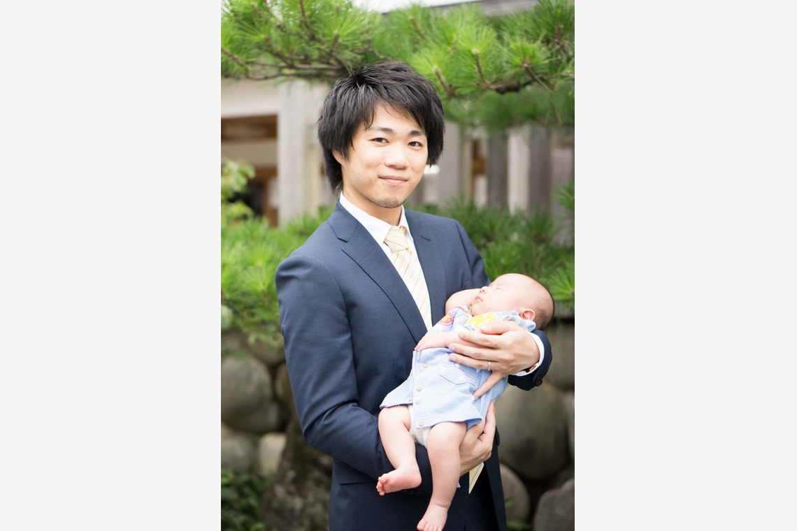 出張撮影サービス　kuro NICO cameraが出張撮影した家族写真(キッズ,ベビーフォト)などが写った「お宮参り撮影@塩竈神社」の家族写真