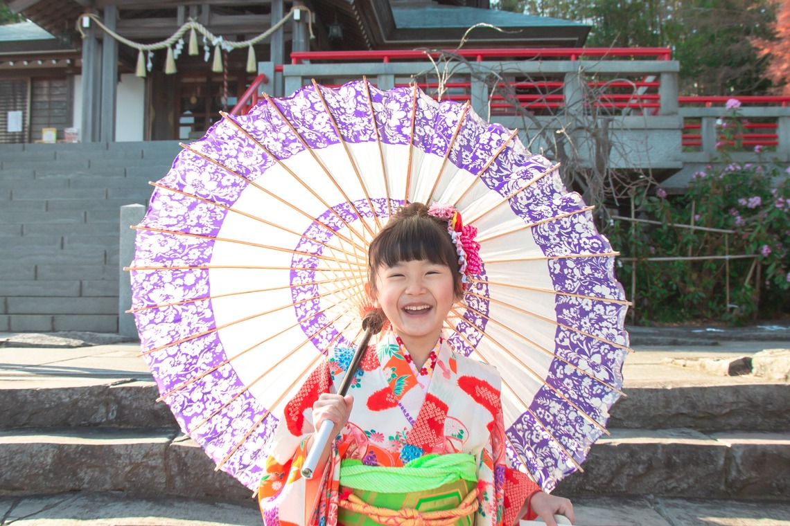 ゆのみふぉとが撮影した「七五三のお写真（人見知りの子供）」の写真