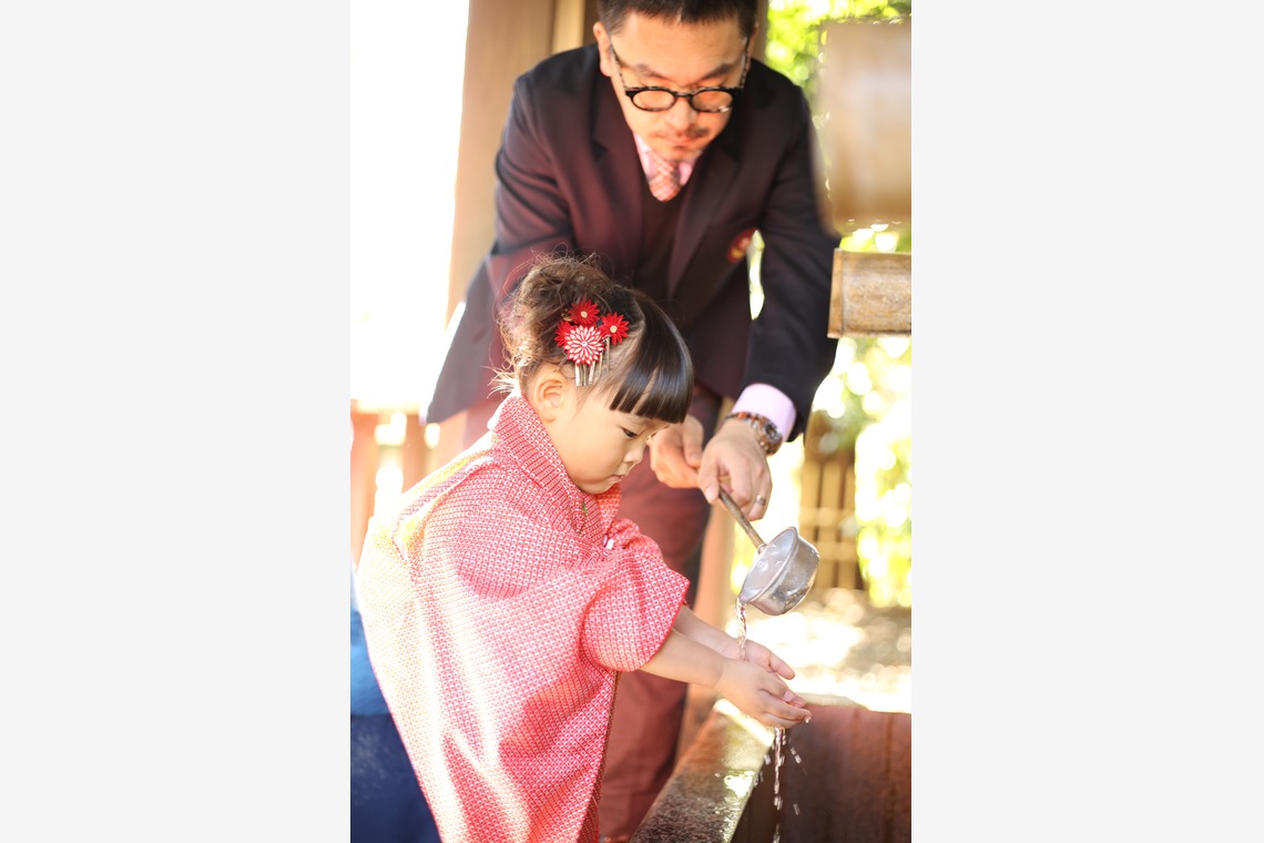 出張撮影HUG TIMEが撮影した「七五三記念撮影＠世田谷八幡宮・東京」の写真