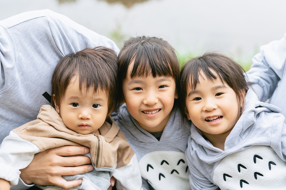 Tatsuyaが出張撮影した家族写真(キッズ,ベビーフォト)などが写った「家族写真撮影」の家族写真