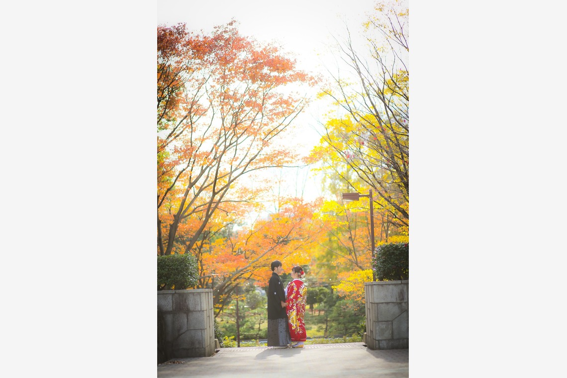 加倉井 規晃が撮影した「ロケーション・前撮り・公園・和装」の写真