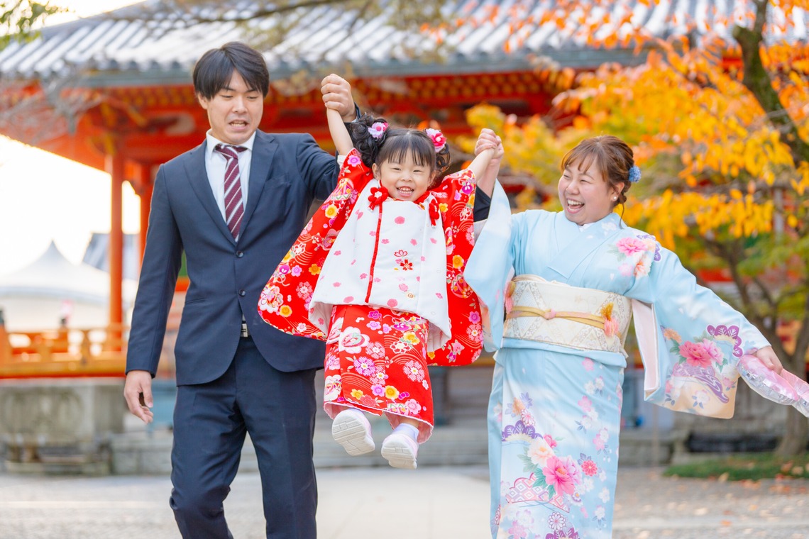大對敏嗣が撮影した「お宮参り×七五三」の写真