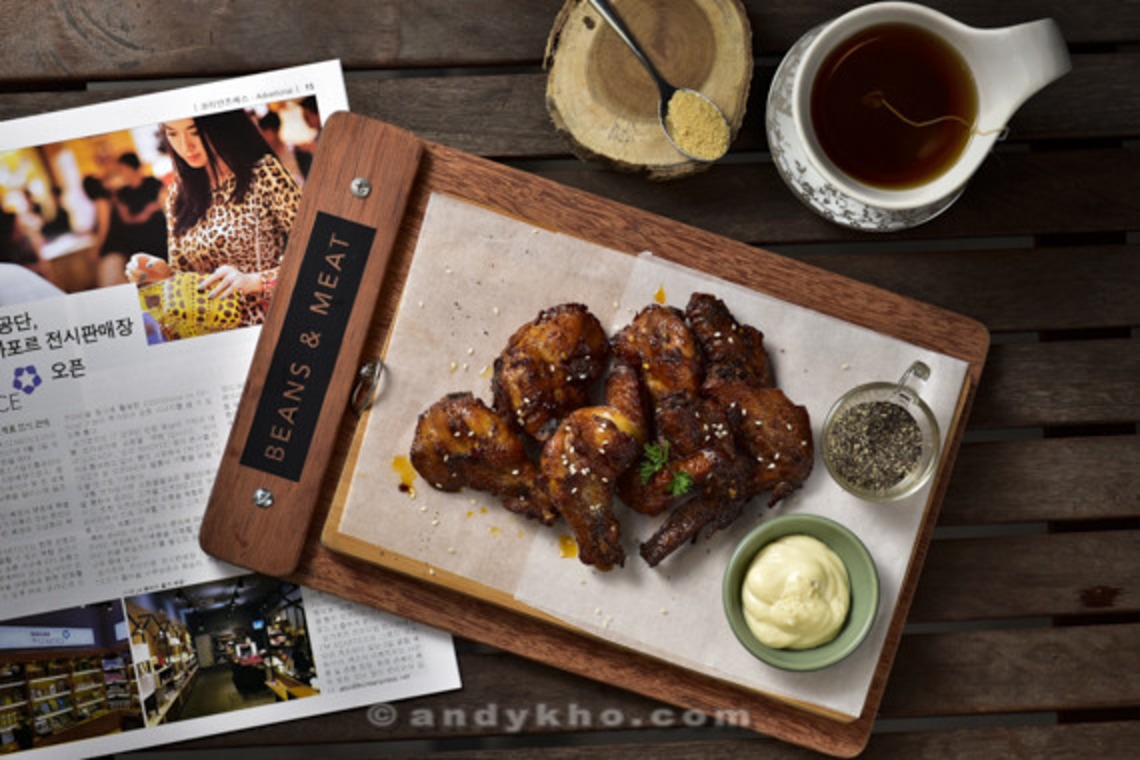 Andy Khoが撮影した写真のアルバム「Beans & Meat Commercial Food Photography」