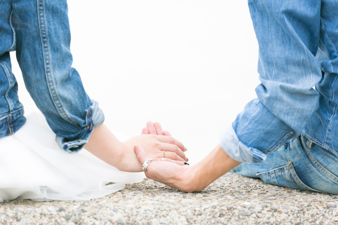 Photo of engagement taken by meganecco Photography