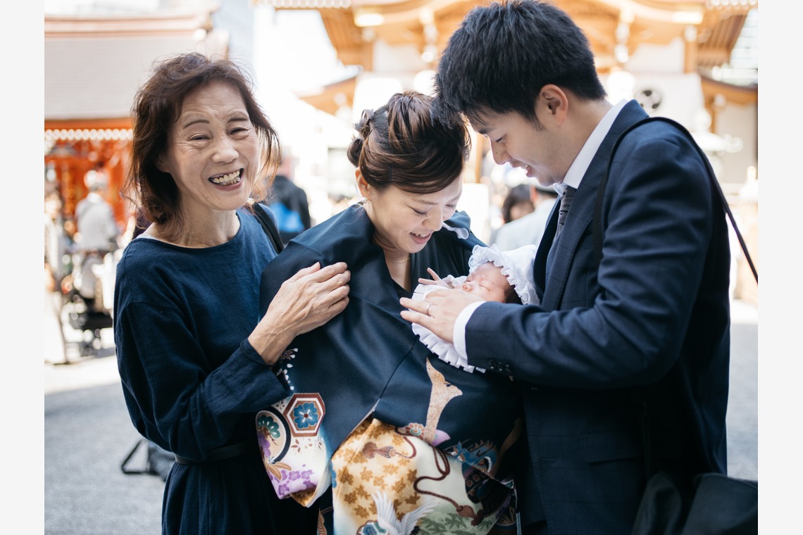 植村由理が撮影した「お宮参り　＠水天宮」の写真