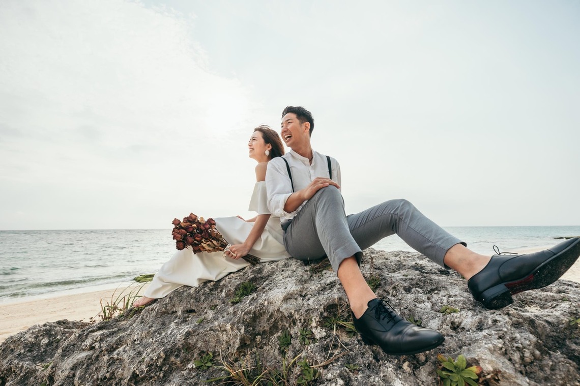 ポートレート沖縄が撮影した「ビーチフォトウエディング」の写真