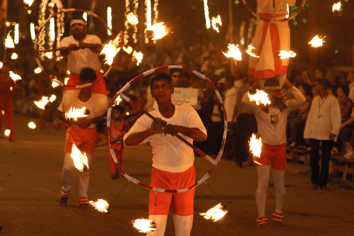 梶田　誠が撮影した「スリランカ　ペラヘラ祭り」の写真