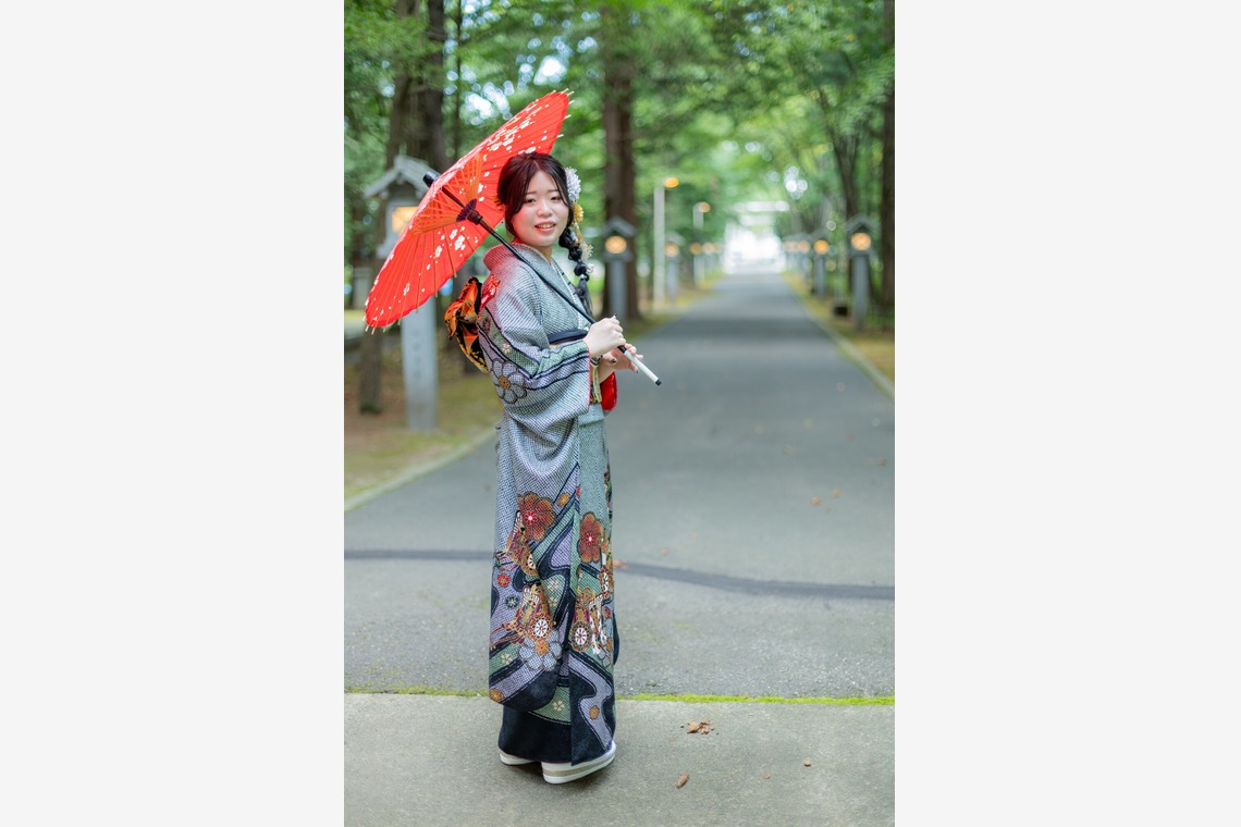 平栗玲香が撮影した「成人式の前撮り」の写真