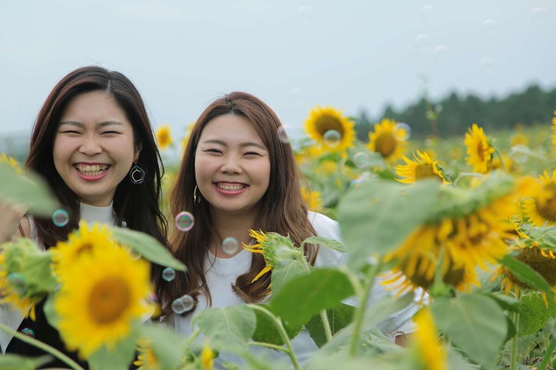 理 S PHOTOが撮影した「鼻高展望ひまわり畑」の写真