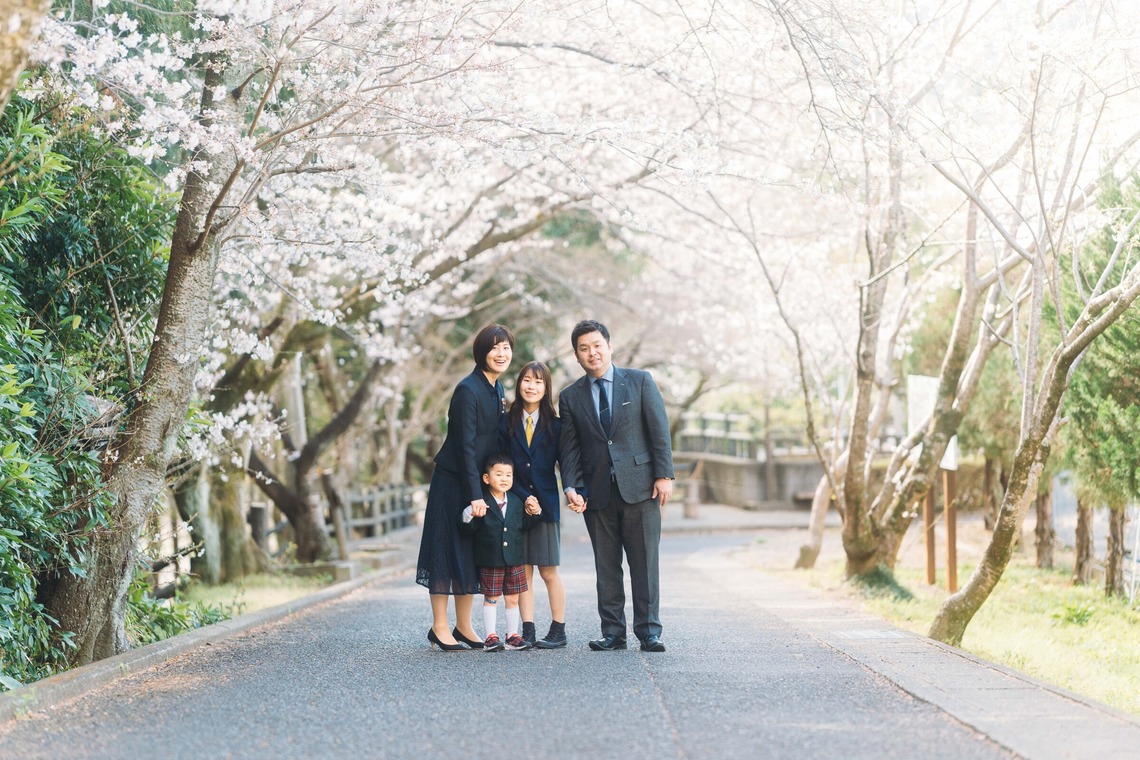 フォトグラファー笹が撮影した「徳島県 向麻山公園 家族写真」の写真