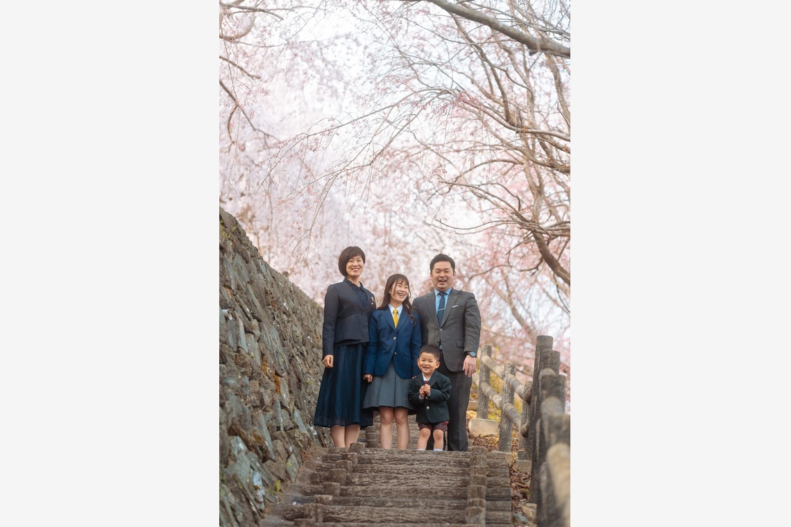 フォトグラファー笹が撮影した「徳島県 向麻山公園 家族写真」の写真