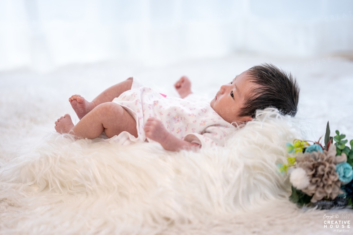 CREATIVE HOUSEが撮影した「ニューボーンフォト」の写真