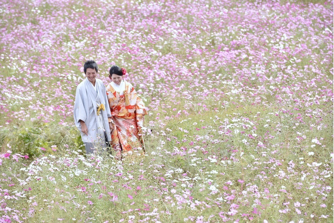 キキフォトワークスが撮影した写真のアルバム「Pre Weddingphotoshoot at Nara with kimono in autumn to winter」