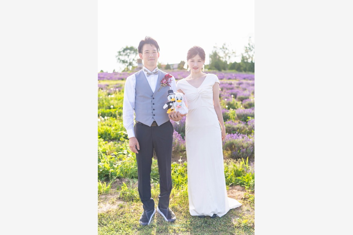 北海道ロケーションフォトウェディング♪が撮影した「北海道美瑛町青い池ロケーションフォトウエディング」の写真