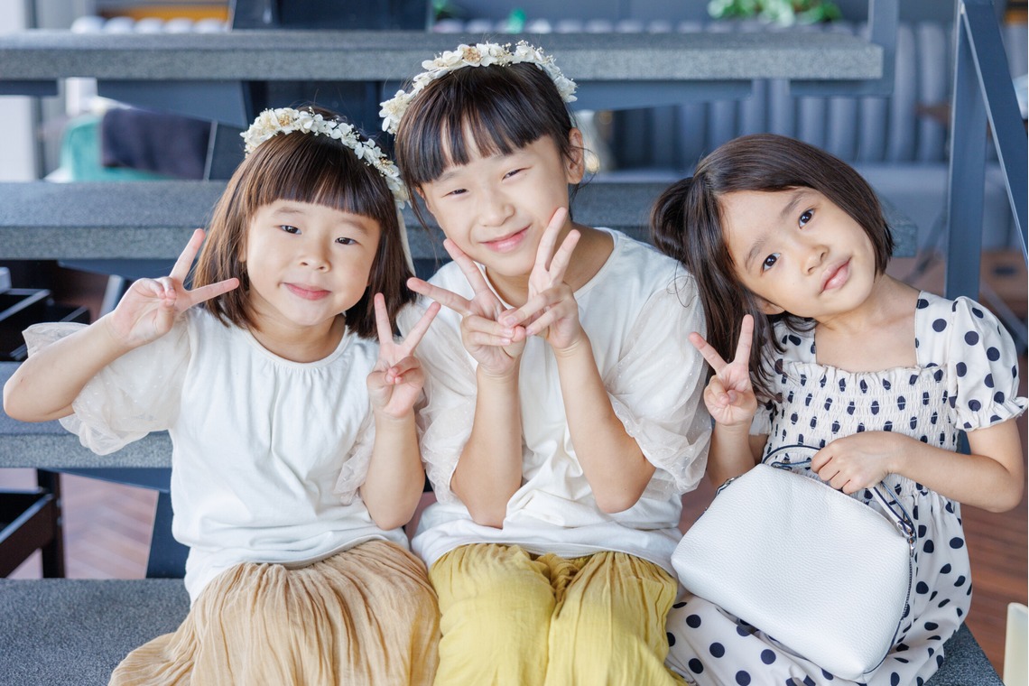 ちずカメラが出張撮影した家族写真(キッズ,ベビーフォト)などが写った「子供達」の家族写真