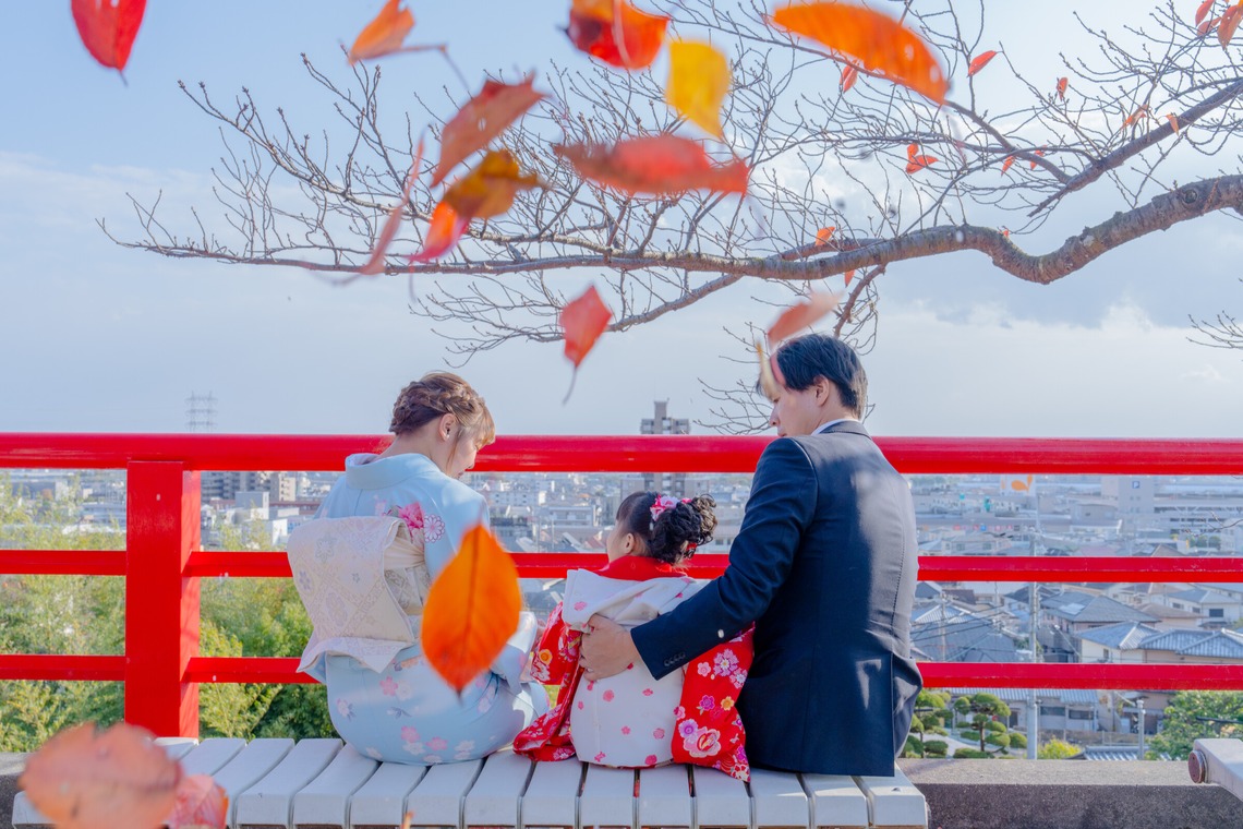 大對敏嗣が撮影した「お宮参り×七五三」の写真