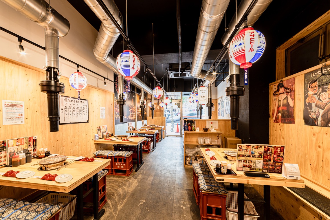 内藤駿介が撮影した写真のアルバム「ホルモン・焼肉屋さんの内外観撮影でした。」