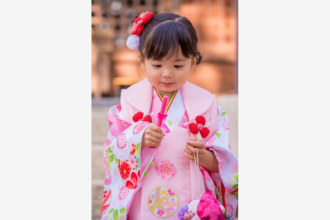 まんまるフォトが出張撮影した家族写真(キッズ,ベビーフォト)などが写った「七五三写真」の家族写真