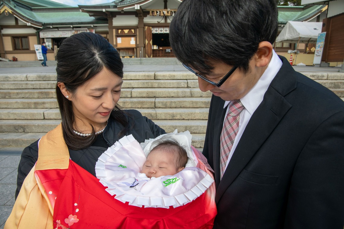 岩坪眞一郎が撮影した「下関お宮参り」の写真