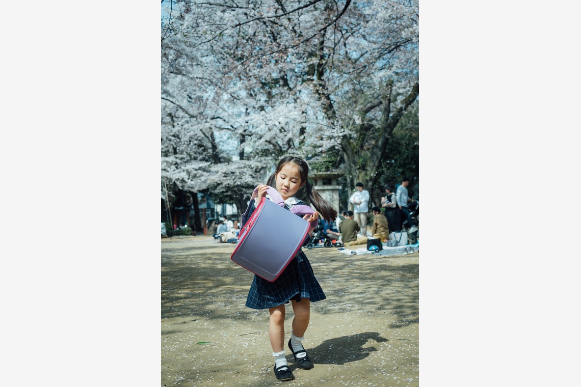 RIE NAGASHIMA photography:)が出張撮影した家族写真(キッズ,ベビーフォト)などが写った「Entrance ceremony of elementary school _2019.04」の家族写真