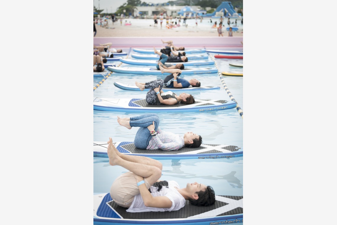 長濱崇が撮影した「サップヨガイベント/大磯ロングビーチ」の写真