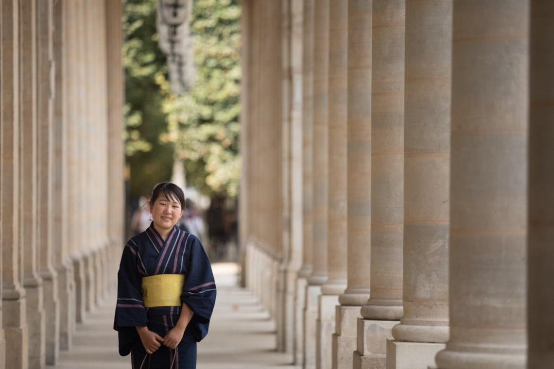 Petite Nao Photographyが撮影した「浴衣姿でパリをお散歩。モンマルトルの丘＆パレロワイヤル」の写真