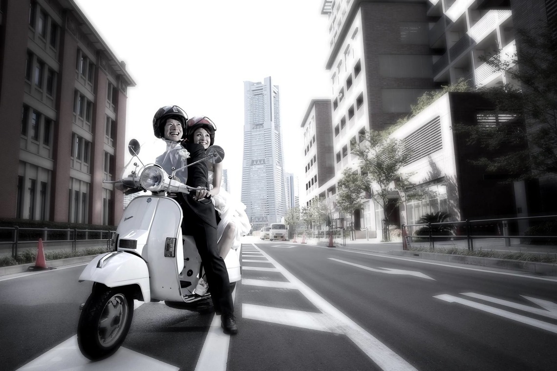 Photo of outdoor pre wedding photos taken by STUDIO AQUA