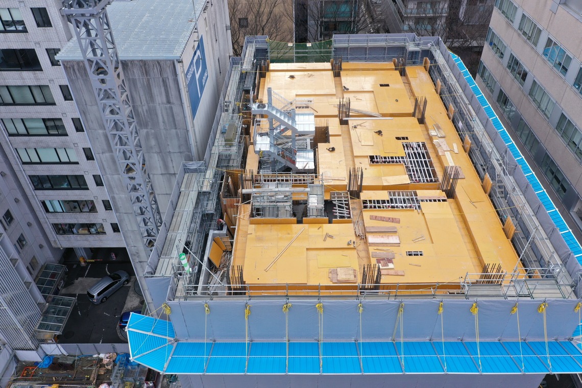アナハイムエレクトロニクスが撮影した「マンション建設報告用写真」の写真