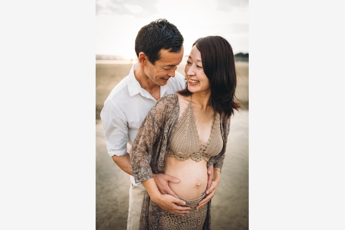 フォトグラファー笹が撮影した写真のアルバム「香川県 父母ヶ浜 マタニティ」
